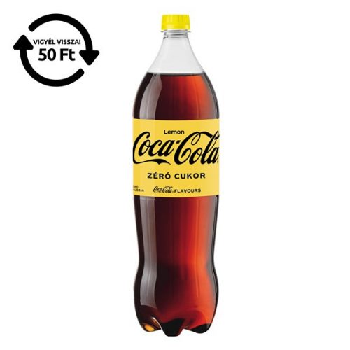 Üdítőital szénsavas COCA-COLA Zero Citrom 1,75L DRS