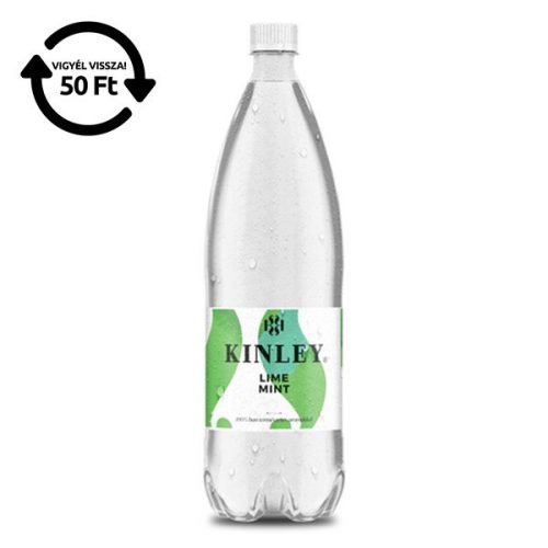 Üdítőital szénsavas KINLEY Lime Menta 1,5L DRS