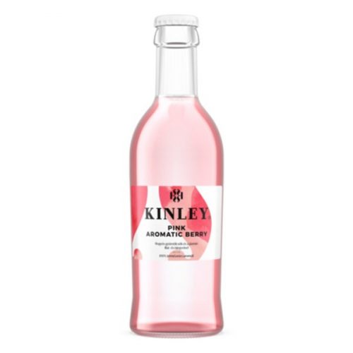 Üdítőital szénsavas KINLEY Pink üveges 0,25L DRS