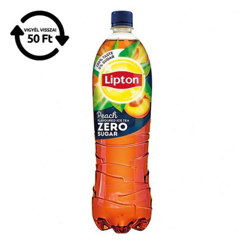 Üdítőital szénsavmentes LIPTON Ice Tea Barack Zero 1,5L DRS