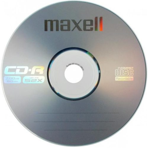 CD-R 700MB 52x papírtokos Maxell 