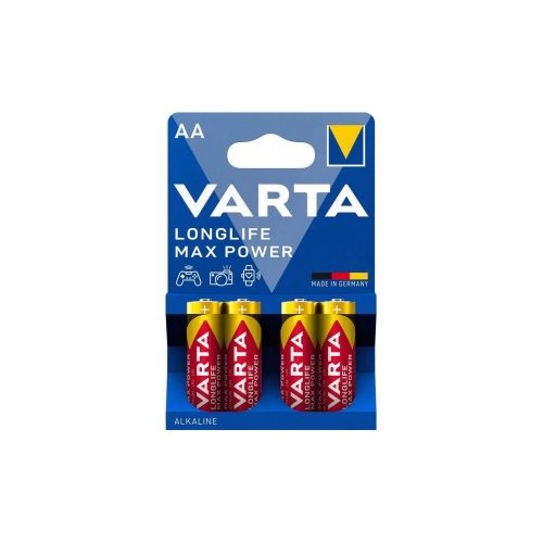 Elem AA ceruza LR06 Longlife Max Power 4 db/csomag, Varta