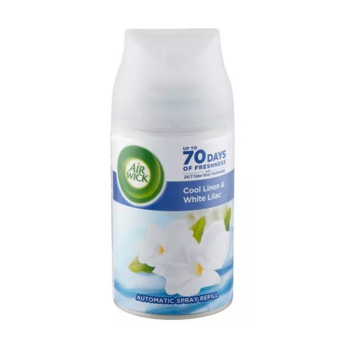 Légfrissítő spray utántöltő 250 ml AirWick Freshmatic Friss Ruha & Fehér Orgona