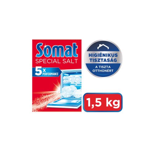 Mosogatógép regeneráló só 1,5 kg Somat