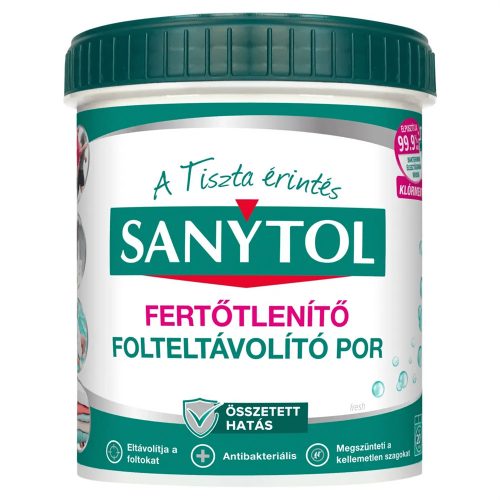 Fertőtlenítő mosószeradalék por 450 g Sanytol