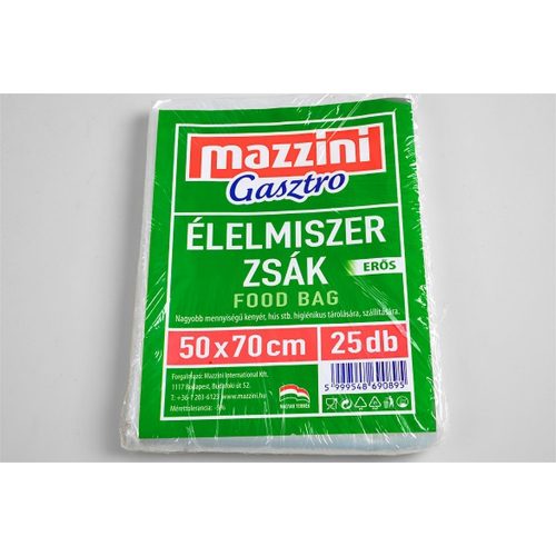 Élelmiszerzsák 50 x 70 cm 25 db/tekercs 20 tekercs/karton