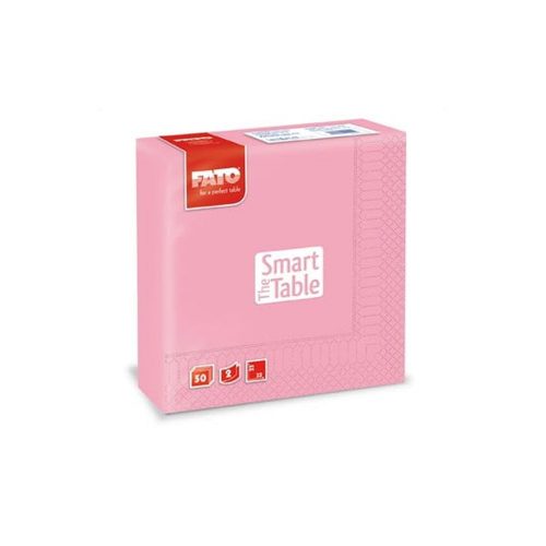 Szalvéta 2 rétegű 33 x 33 cm 50 lap/cs Fato Smart Table rózsaszín_82621500