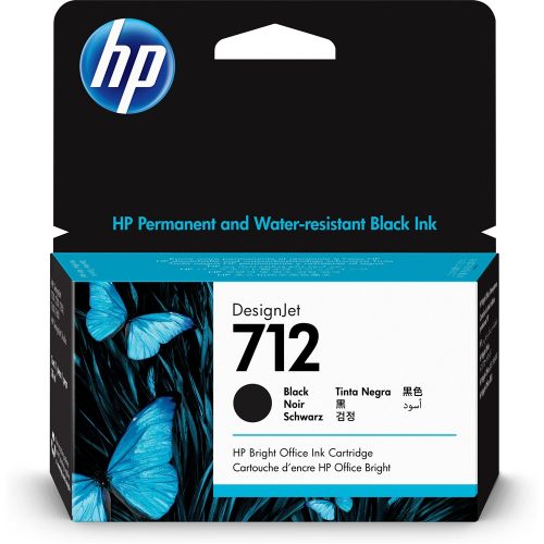 Hp 712/3ED70A tintapatron black ORIGINAL