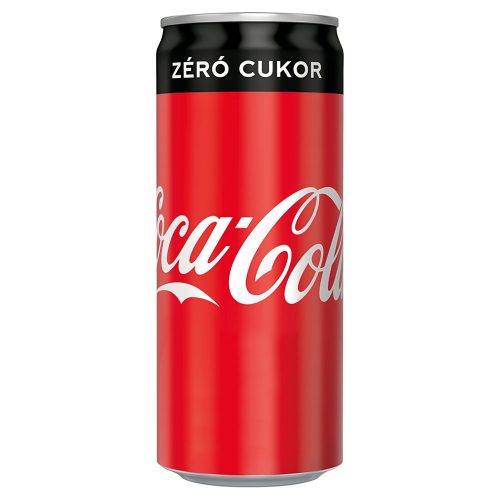 Üdítőital 0,33l Coca Cola Zero