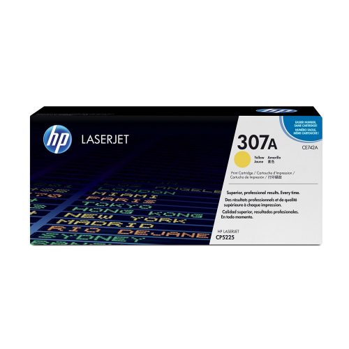 Hp CE742A toner yellow ORIGINAL (307A)