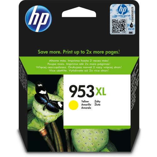 Hp 953XL/F6U18AE tintapatron yellow ORIGINAL