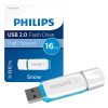 Flash Drive Snow 16Gb. 2.0 USB Philips fehér-kék